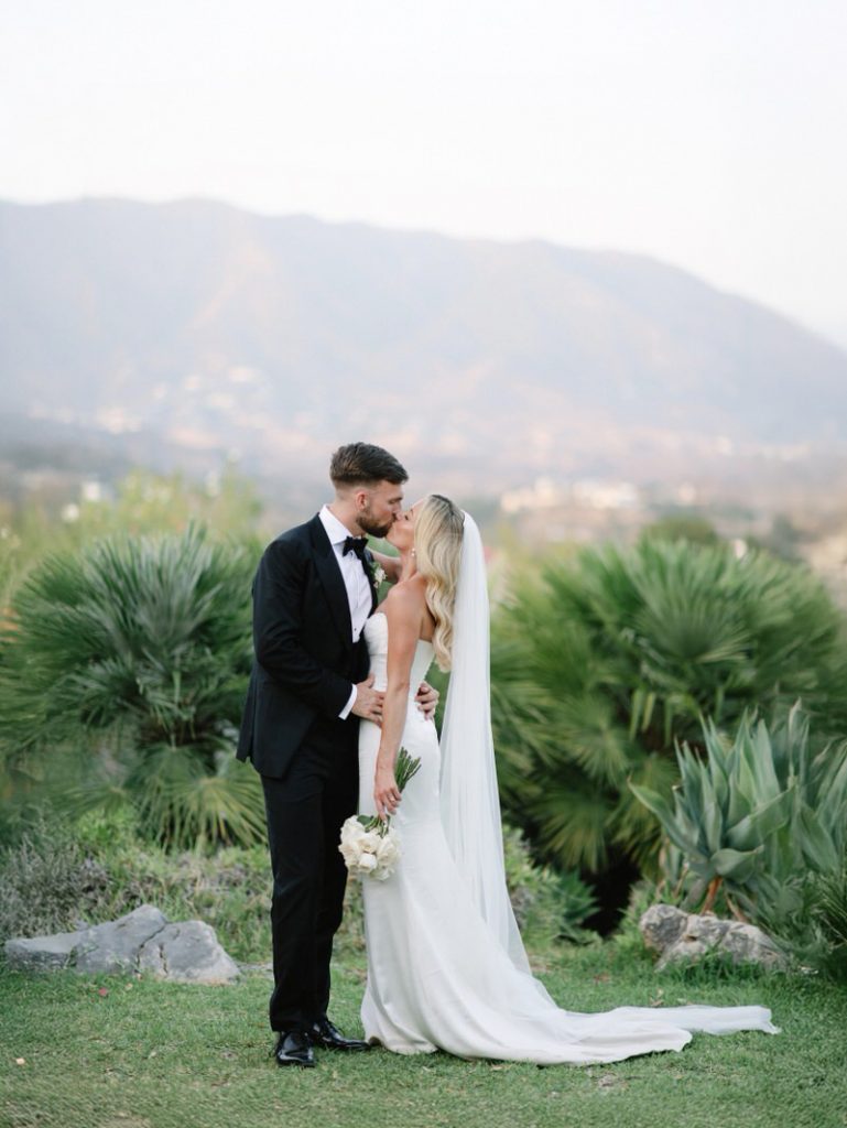 Mijas wedding above Málaga — hillside villa, real wedding photo