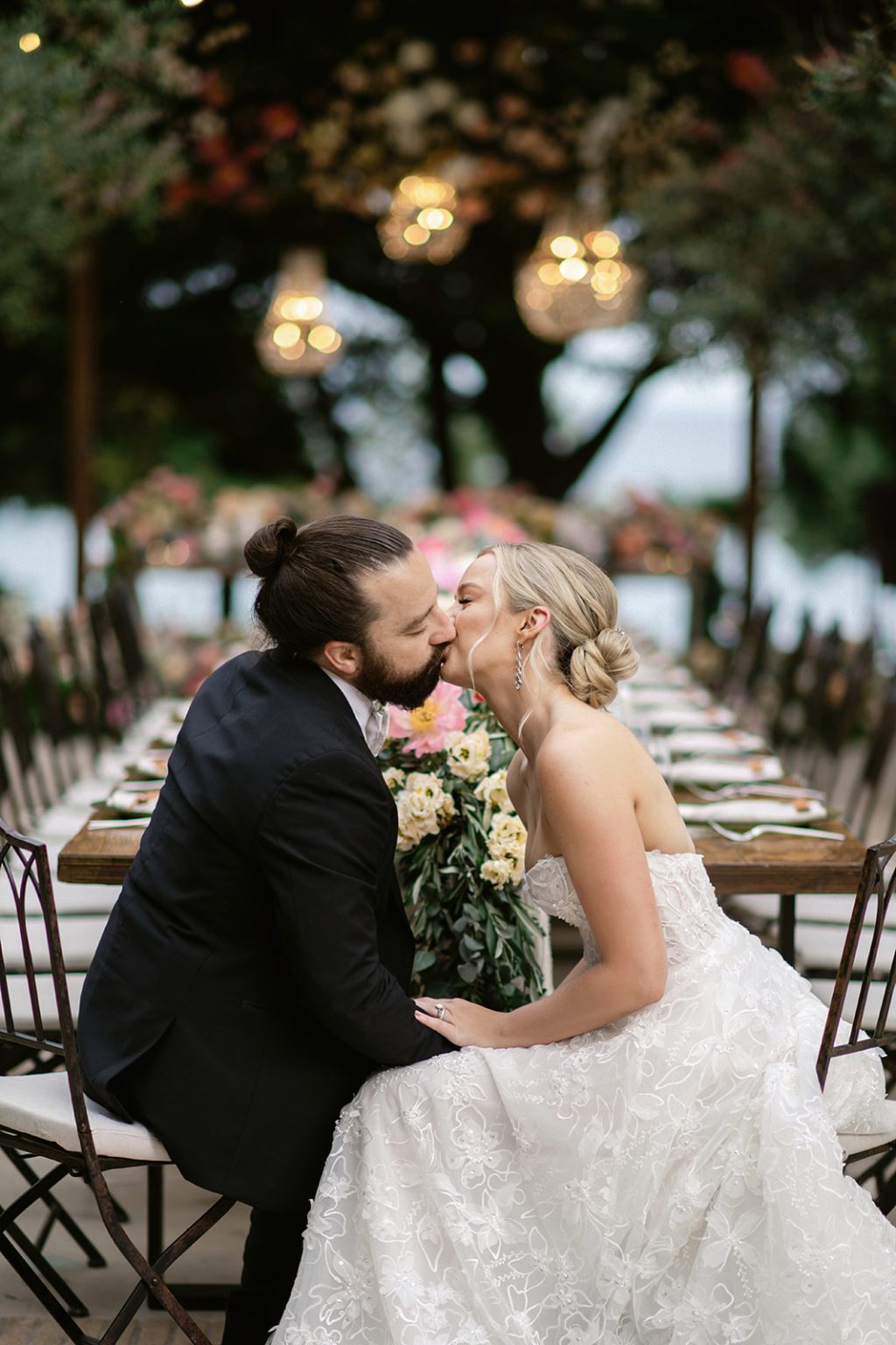 Claire and Jeremy, editorial portrait at Xalet del Nin